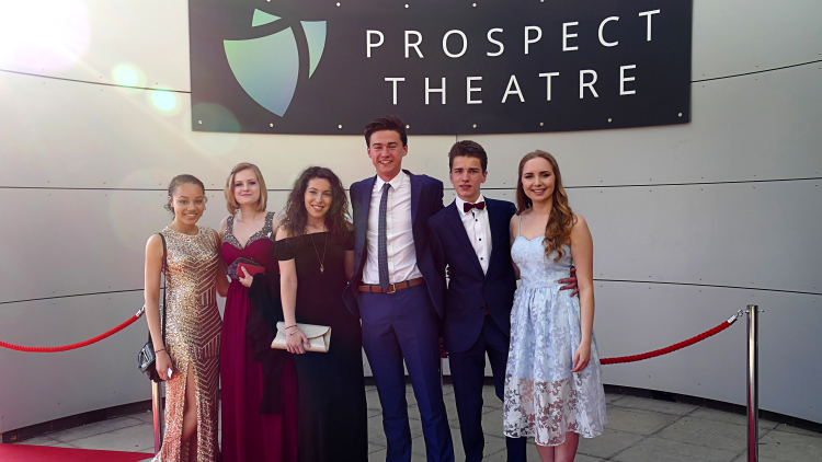 <p>Students at the awards evening&nbsp;</p>