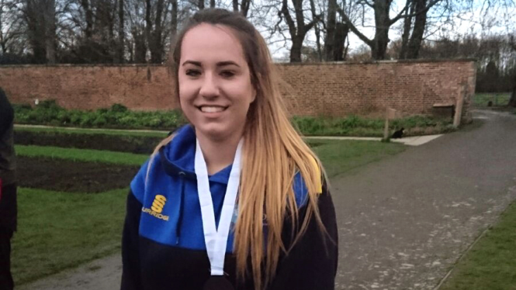 <p>&nbsp;Student Cross Country Runner Sarah Heddle</p>