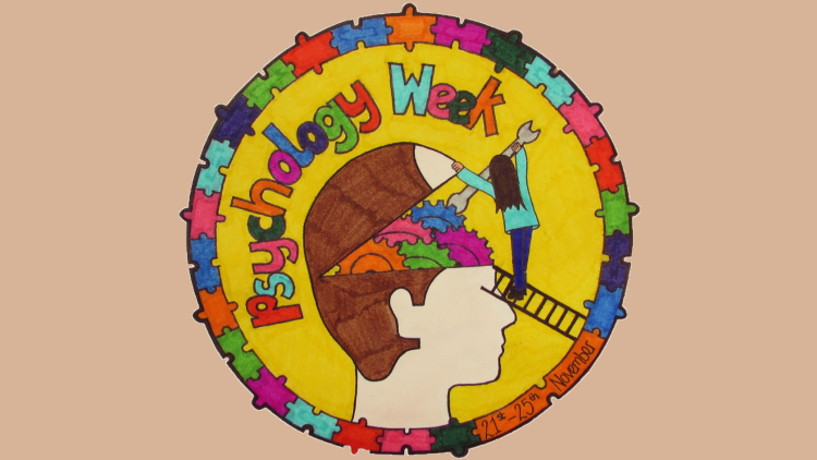 <p>&nbsp;Psychology Week logo created by student&nbsp;Christina Hart</p>