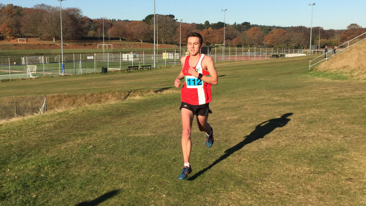 <p>&nbsp;Jack Boswell in the cross country event</p>