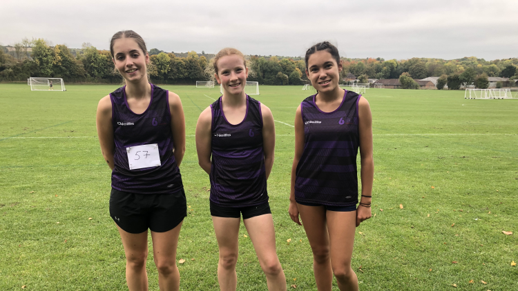 <p>Women's cross country team</p>