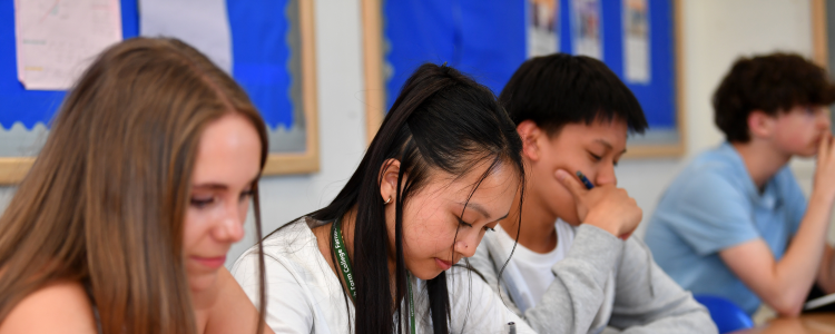 Students at The Sixth Form College Farnborough